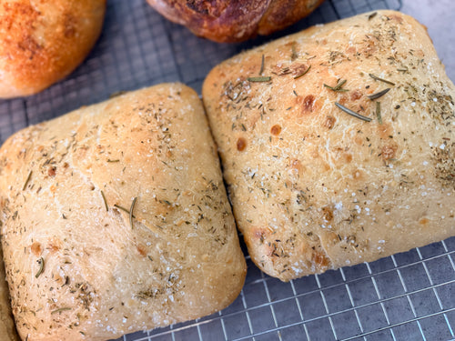 Italian Seasoned Sourdough Focaccia Loaf