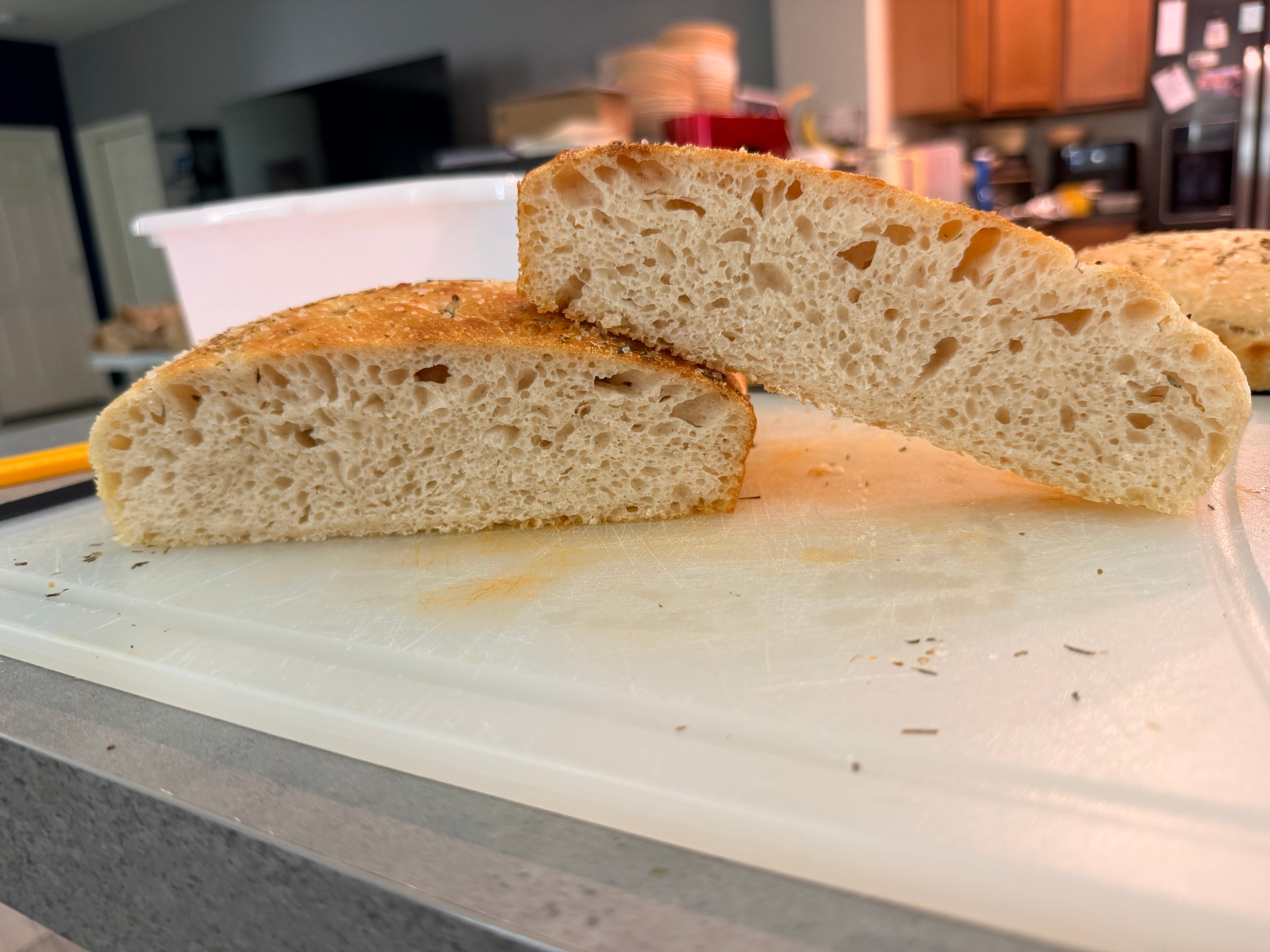 Italian Seasoned Sourdough Focaccia Loaf